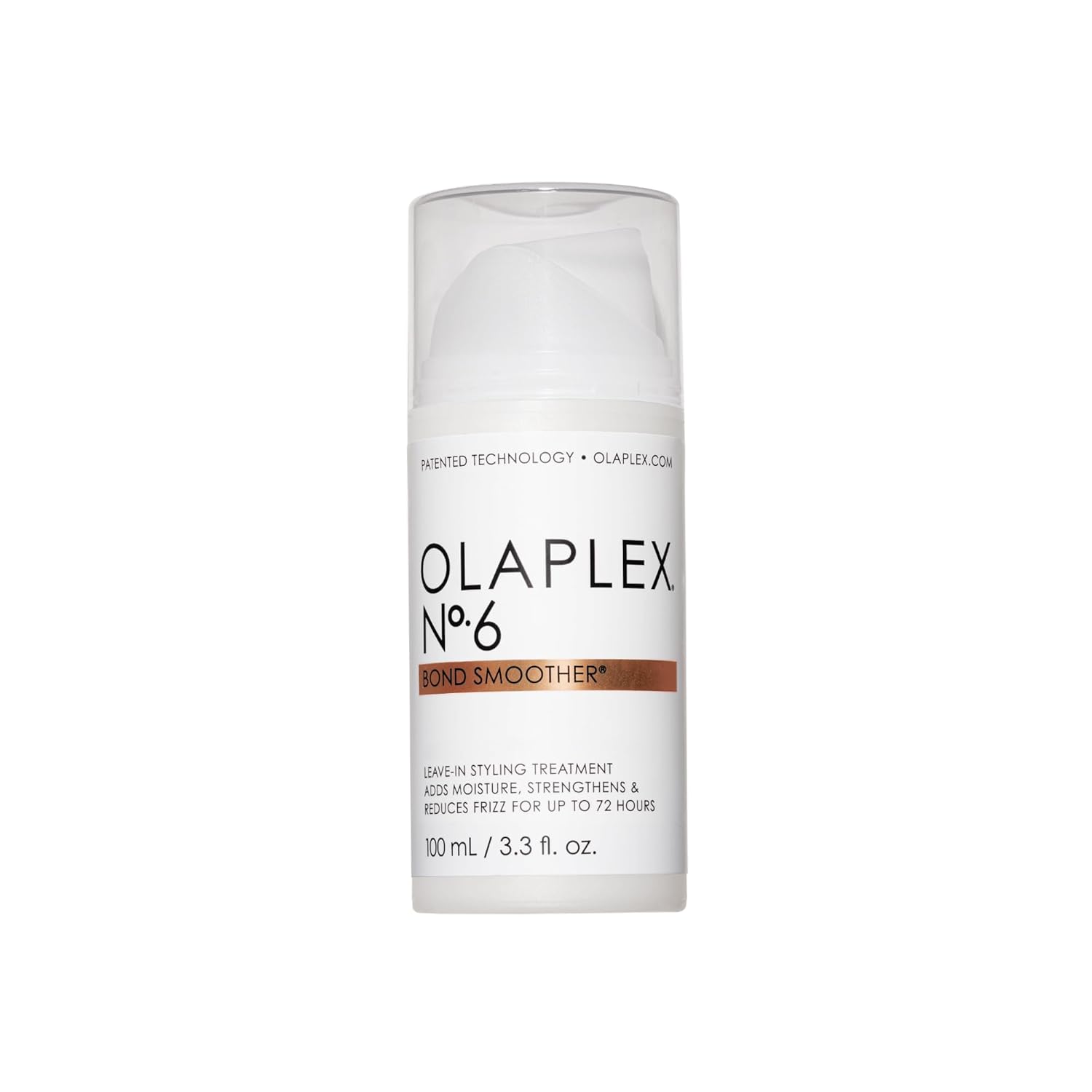 Olaplex No. 6 Bond Smoother, Leave-In Styling Hair Cream Treatment, Smooths, Conditions, & Strengthens, Frizz Control for Up to 72 Hours, For All Hair Types, 3.3 fl oz